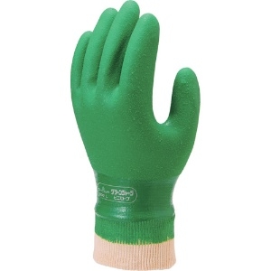 ショーワ 塩化ビニール手袋 まとめ買い 簡易包装グリーンジャージ 10双入 Mサイズ NO600-M10P