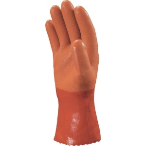 ショーワ 塩化ビニール手袋 まとめ買い 簡易包装ニュービニローブ(10双入) オレンジ Lサイズ 塩化ビニール手袋 まとめ買い 簡易包装ニュービニローブ(10双入) オレンジ Lサイズ NO610-L10P 画像2