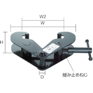 スーパー 【生産完了品】ビームクランプ(スタンダードタイプ)容量:1ton ビームクランプ(スタンダードタイプ)容量:1ton SBN1E 画像2