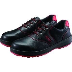 シモン 安全靴 短靴 SL11-R黒/赤 23.5cm SL11R-23.5