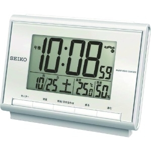 SEIKO 温湿度付き電波時計 温湿度付き電波時計 SQ698S