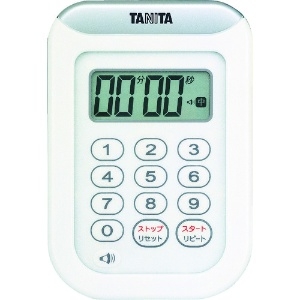 TANITA 丸洗いタイマー100分計 TD‐378‐WH TD-378-WH
