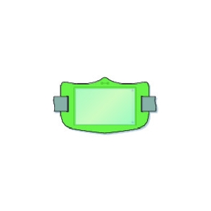 つくし e腕章 透明ポケット付き 緑 ロングゴムバンド付 e腕章 透明ポケット付き 緑 ロングゴムバンド付 WE-123L