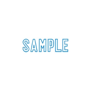 シヤチハタ スタンプ ビジネス用 キャップレス B型 藍 SAMPLE X2-B-10023 スタンプ ビジネス用 キャップレス B型 藍 SAMPLE X2-B-10023 X2-B-10023 画像2