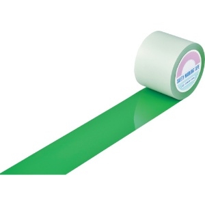 緑十字 ガードテープ(ラインテープ) 緑 GT-101G 100mm幅×100m 屋内用 148132