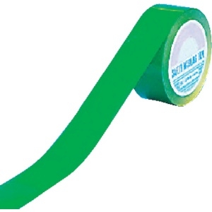 緑十字 ガードテープ(ラインテープ) 緑 再剥離タイプ GTH-502G 50幅×20m 屋内用 149042
