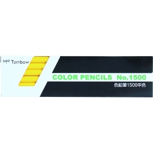 Tombow 色鉛筆 1500 単色 黄色 色鉛筆 1500 単色 黄色 1500-03