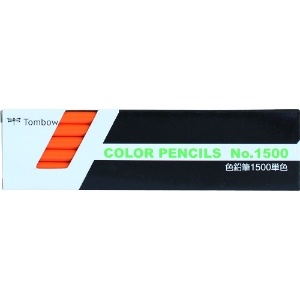 Tombow 色鉛筆 1500 単色 だいだい色 色鉛筆 1500 単色 だいだい色 1500-28