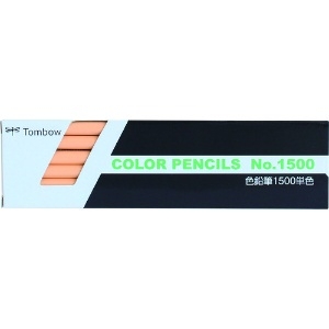Tombow 色鉛筆 1500 単色 うすだいだい 色鉛筆 1500 単色 うすだいだい 1500-29