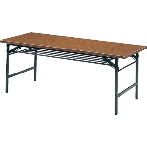 TRUSCO 折りたたみ会議テーブル 1800X900XH700 チーク 1890