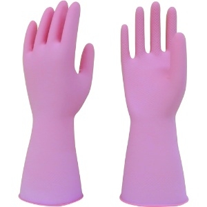 トワロン 天然ゴム手袋 天然ゴムうす手 ピンク M 天然ゴム手袋 天然ゴムうす手 ピンク M 217-M