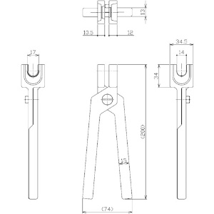 日機 クーラントシステム3/8 組み立て工具 クーラントシステム3/8 組み立て工具 26176 画像3