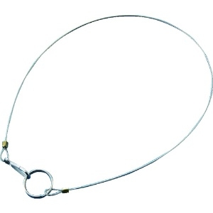 緑十字 ワイヤロープ(フック+リング付) 鎖F-400 0.8Φ×400 10本組 SUS製 ワイヤロープ(フック+リング付) 鎖F-400 0.8Φ×400 10本組 SUS製 308043