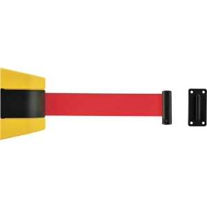 緑十字 ベルトパーテーション(壁面設置タイプ) KAB-5R ベルト:赤/5m 受け金具付 ベルトパーテーション(壁面設置タイプ) KAB-5R ベルト:赤/5m 受け金具付 332097