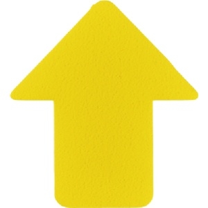 緑十字 路面表示ステッカー 矢印型 黄 QCA-Y 76×70mm 10枚組 PVC 路面表示ステッカー 矢印型 黄 QCA-Y 76×70mm 10枚組 PVC 403042