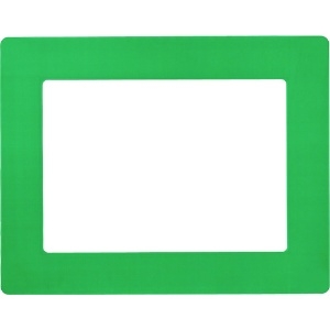 緑十字 路面用区画標識(A4用紙対応タイプ) 緑 YKH-A4G 312×398mm 裏テープ付 路面用区画標識(A4用紙対応タイプ) 緑 YKH-A4G 312×398mm 裏テープ付 403112