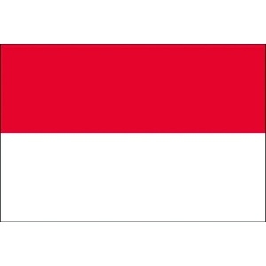 東京製旗 卓上旗(16×24cm)インドネシア 406129