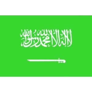 東京製旗 卓上旗(16×24cm)サウジアラビア 406302