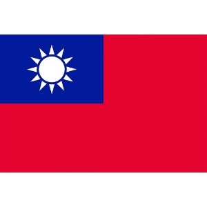東京製旗 卓上旗(16×24cm)台湾 卓上旗(16×24cm)台湾 406403