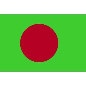 東京製旗 卓上旗(16×24cm)バングラディシュ 406615