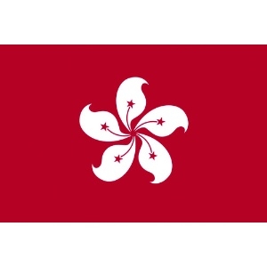 東京製旗 卓上旗(16×24cm)香港 卓上旗(16×24cm)香港 406685