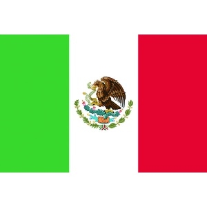 東京製旗 卓上旗(16×24cm)メキシコ 卓上旗(16×24cm)メキシコ 406761