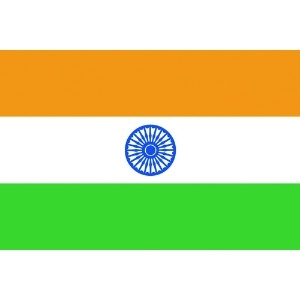 東京製旗 国旗No.1(70×105cm) インド 416128