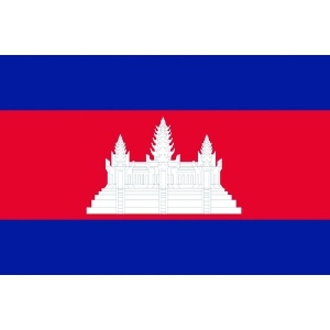 東京製旗 国旗No.2(90×135cm) カンボジア 426209