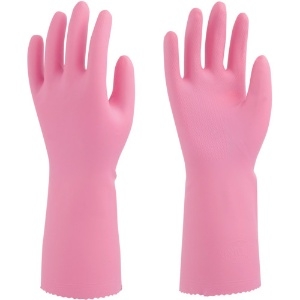 ビニスター まとめ買い 塩化ビニール手袋 トワローブフルールあつ手 ピンク M (20双入) 704-M