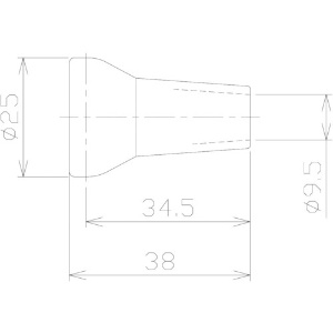 日機 クーラントシステム1/2 ノズル 3/8Φ (4個入) クーラントシステム1/2 ノズル 3/8Φ (4個入) 84042 画像2