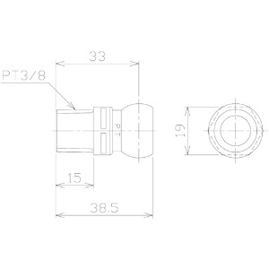 日機 クーラントシステム1/2 コネクター PT3/8 (4個入) クーラントシステム1/2 コネクター PT3/8 (4個入) 84046 画像2