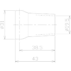 日機 クーラントシステム3/4 ノズル 3/4Φ (4個入) クーラントシステム3/4 ノズル 3/4Φ (4個入) 86062 画像2