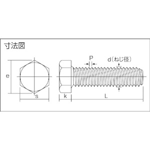 TRUSCO 六角ボルト(インチねじ) ユニクロ W1/2×20 11本入 六角ボルト(インチねじ) ユニクロ W1/2×20 11本入 B022-11220 画像2