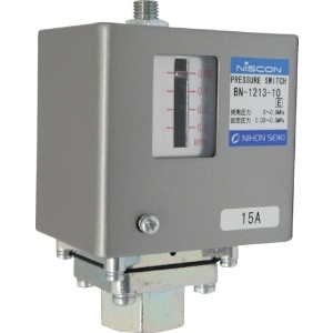 日本精器 圧力スイッチ 設定圧力0.03〜0.3MPa 圧力スイッチ 設定圧力0.03〜0.3MPa BN-1213-10