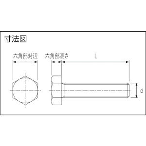 TRUSCO ポリ塩化ビニル(PVC) 六角ボルト M4X10 50本入 ポリ塩化ビニル(PVC) 六角ボルト M4X10 50本入 BPVC-BTM4X10 画像2