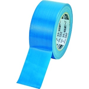 TRUSCO カラー布粘着テープ 幅50mm長さ25m ブルー CNT-5025-B