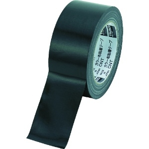 TRUSCO カラー布粘着テープ 幅50mm長さ25m ブラック CNT-5025-BK