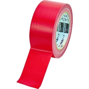 TRUSCO カラー布粘着テープ 幅50mm長さ25m レッド カラー布粘着テープ 幅50mm長さ25m レッド CNT-5025-R