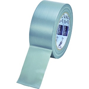 TRUSCO カラー布粘着テープ 幅50mm長さ25m シルバー CNT-5025-SV