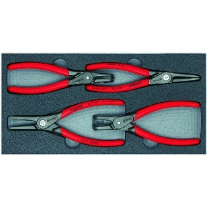 KNIPEX 002001V09 4本組 スナップリングプライヤー 002001V09