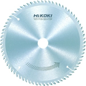 HiKOKI チップソー(造作用) 165mmX20 72枚刃 チップソー(造作用) 165mmX20 72枚刃 0031-4314