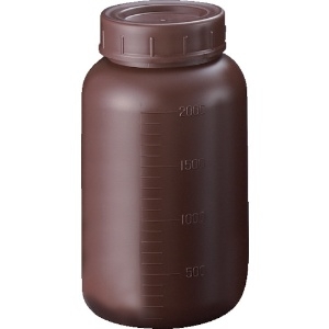 サンプラ PE広口遮光瓶 2L (30個入) PE広口遮光瓶 2L (30個入) 02914C