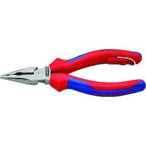 KNIPEX ニードルノーズペンチ落下防止付 0822-145TBK