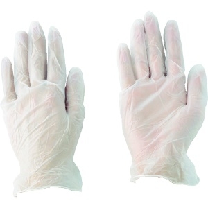 川西 ビニール使いきり手袋 粉なし  Lサイズ (100枚入) ビニール使いきり手袋 粉なし  Lサイズ (100枚入) 2023-L