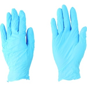 川西 ニトリル使いきり手袋  (100枚入) Mサイズ ブルー ニトリル使いきり手袋  (100枚入) Mサイズ ブルー 2039B-M