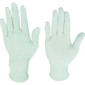 川西 ニトリル使いきり手袋粉無250枚入ホワイトSSサイズ 2060W-SS