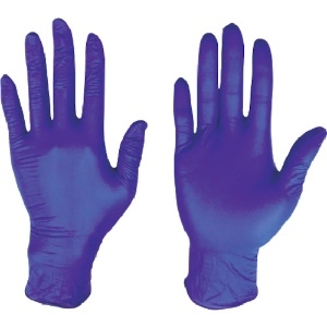 川西 ニトリル使いきり手袋粉無300枚入ダークブルーLサイズ ニトリル使いきり手袋粉無300枚入ダークブルーLサイズ 2062BL-L