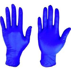 川西 ニトリル使いきり手袋粉無300枚入ダークブルーSSサイズ ニトリル使いきり手袋粉無300枚入ダークブルーSSサイズ 2062BL-SS