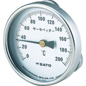 佐藤 バイメタル式表面温度計 サーモペッター 0〜400℃ (2340-40) バイメタル式表面温度計 サーモペッター 0〜400℃ (2340-40) 2340-40