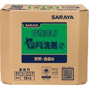 サラヤ 特撰ヤシノミ洗剤18kg八角BIB 31037